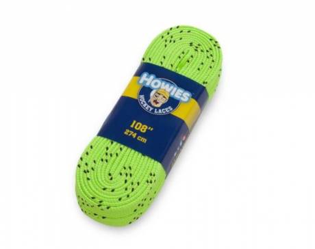 Howies colored Cloth Molded Tip laces Schnürsenkel neon lime